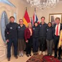 Members of the APEX 7 committee with the deputy ambassador and team.