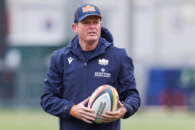 Edinburgh head coach Sean Everitt during a training session at Hive Stadium. (Photo by Ross Parker / SNS Group)