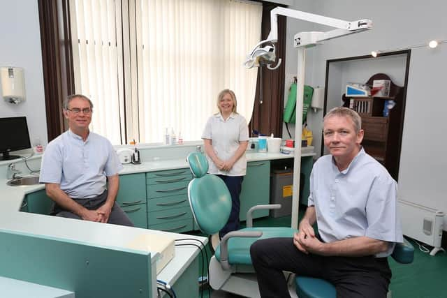 Chris Corbet, Stephanie Kay and Iain McIntyre. Picture: Peter Jolly