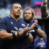 Javan Sebastian won his sixth cap off the bench in Scotland's 33-6 win over Georgia at Scottish Gas Murrayfield.  (Photo by Ross MacDonald / SNS Group)