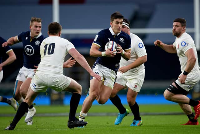 Cameron Redpath's one and only cap came in Scotland's win over England at Twickenham last year.