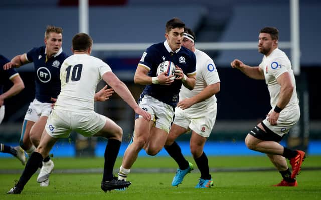 Cameron Redpath's one and only cap came in Scotland's win over England at Twickenham last year.