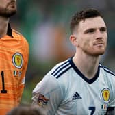 Scotland captain Andy Robertson is set to miss next week's Nations League matches against Ukraine and Ireland. (Photo by Craig Williamson / SNS Group)