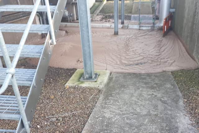 The discharge of 8000 litres of concentrated sodium hydroxide prompted damage and overtopping of a membrane bioreactor tank at local waterworks.