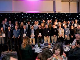Last year’s winners, with names honoured including Fyne Labs, xDesign and Good-Loop. Picture: Rebecca Holmes Photography.