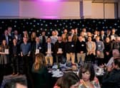 Last year’s winners, with names honoured including Fyne Labs, xDesign and Good-Loop. Picture: Rebecca Holmes Photography.