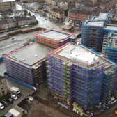 The former Victoria Infirmary in Glasgow is being converted into hundreds of new homes.