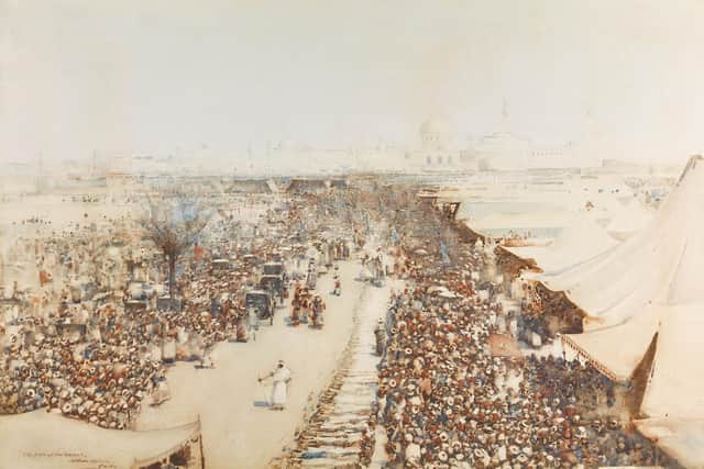Arthur Melville's The FĂŞte of the Dosseh, which is expected to fetch up to ÂŁ70,000, is said to the one of the most important works by the artist to come up for sale.