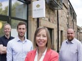 Left to right: Malcolm Steel, Graeme McInally, Catherine Bell, Graeme Brown