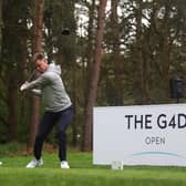 Kipp Popert of Wildernese tees off at the first on day one of The G4D Open on the Duchess course at Woburn Golf Club. Picture: Matthew Lewis/R&A/R&A via Getty Images.