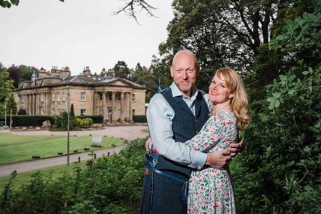 Nicholas and Gaynor Russell at Balbirnie House Hotel (Pic: Rob Thomson/ Lifetime Photography)