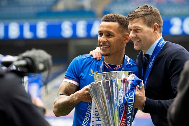 Rangers captain James Tavernier has been voted PFA Scotland Player of the Year, with manager Steven Gerrard picking up the Manager of the Year award. (Photo by Craig Williamson / SNS Group)