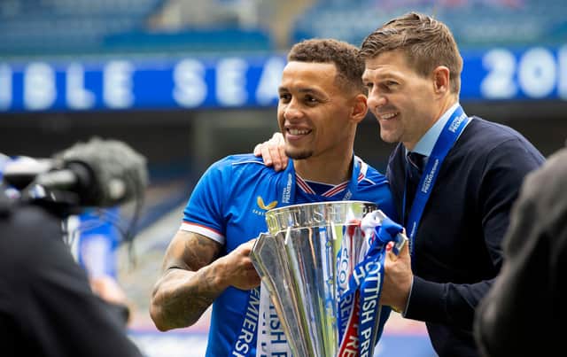Rangers captain James Tavernier has been voted PFA Scotland Player of the Year, with manager Steven Gerrard  picking up the Manager of the Year award. (Photo by Craig Williamson / SNS Group)