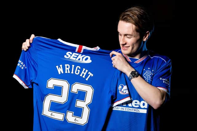 Scott Wright has joined Rangers ahead of his proposed move in the summer with Ross McCrorie making his loan switch permanent