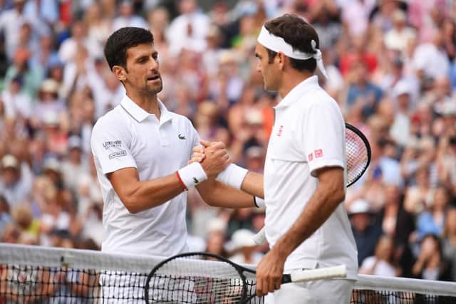 Novak Djokovic and Roger Federer's classic 2019 Wimbledon final will be the focus of BBC documentary special 'One Day' (Photo: Laurence Griffiths/Getty Images)