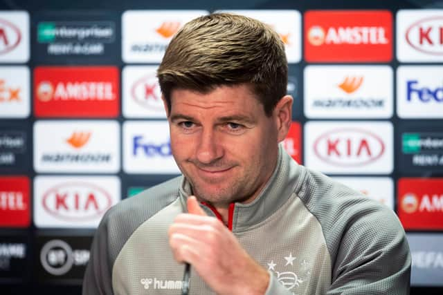 Rangers manager Steven Gerrard. Picture: SNS