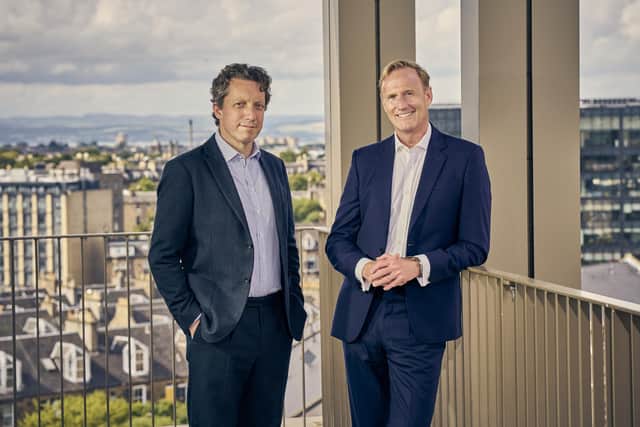 Mark Ellis and Peter Lawson of legal firm Burness Paull.
