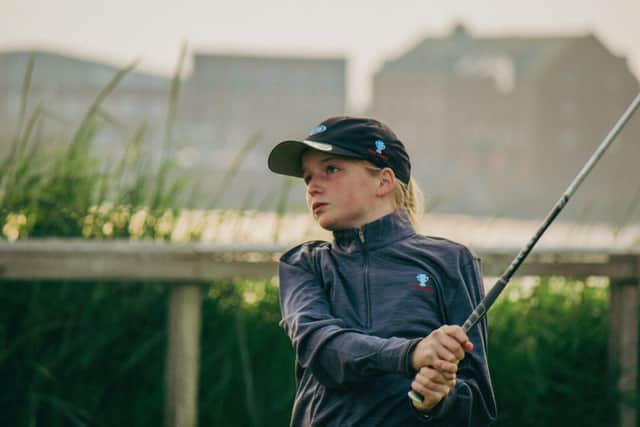Stella Walters of Aberlady, Champion of Girls 11 divison