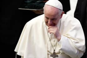 COP26: Pope urges leaders to provide ‘concrete hope’ for future generations . (Photo by Filippo Monteforte/AFP)