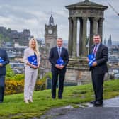 L to R: Scottish Government minister for business, trade, tourism and enterprise Ivan McKee, SFE chief executive Sandy Begbie, SFE Young Professionals chair Milly Dent, SFE deputy chair John McGuigan, UK government minister for Scotland Iain Stewart. Picture: Chris Watt