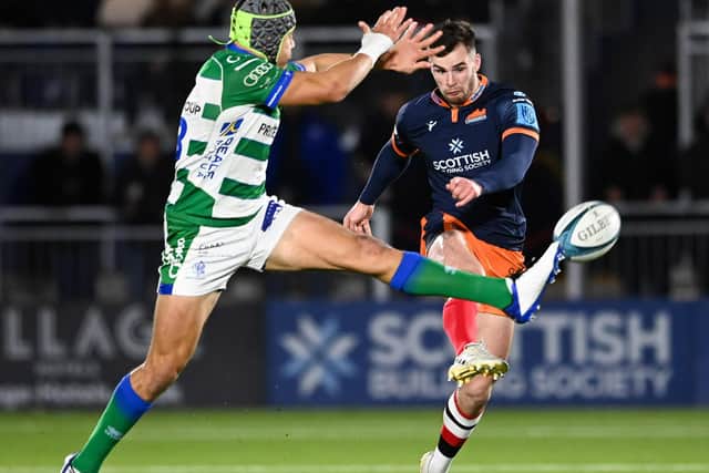 Matt Currie played in Edinburgh's 24-10 win over Benetton last month. (Photo by Paul Devlin / SNS Group)