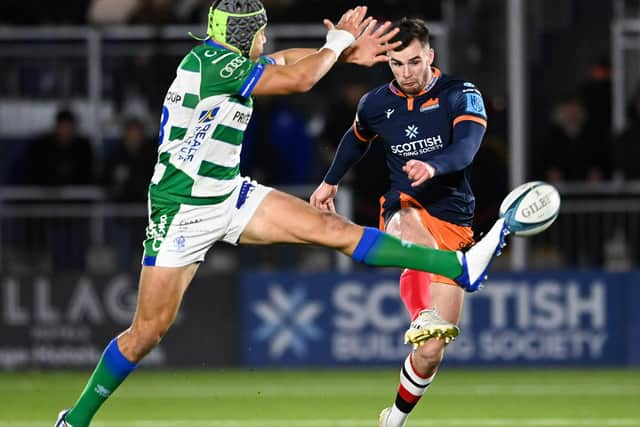 Matt Currie played in Edinburgh's 24-10 win over Benetton last month.  (Photo by Paul Devlin / SNS Group)