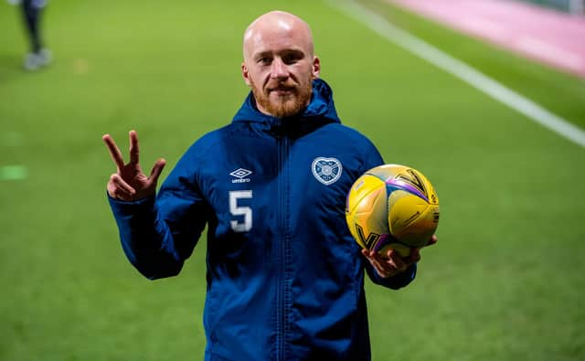 Liam Boyce struck his first hat-trick for Hearts against Alloa. Picture: SNS