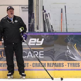 Malcolm Cameron at Glasgow Clan's pre-season training camp (Pic: Al Goold)
