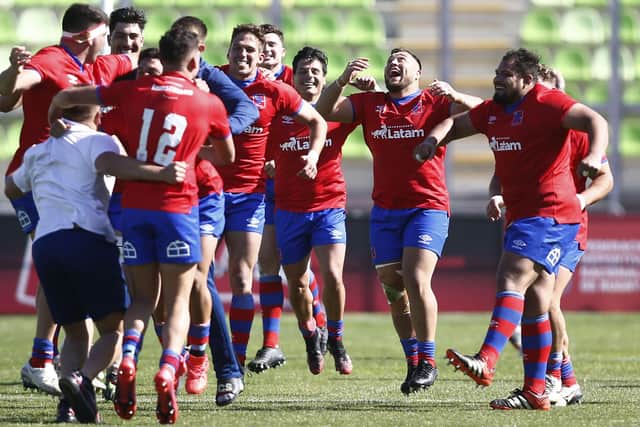 Chile beat Canada in a Rugby World Cup qualifier last October and should not be underestimated, says Hoyland. (Photo by Marcelo Hernandez/Getty Images)