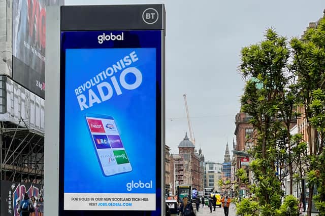 Global combines a commercial radio business with an outdoor media operation, employing more than 1,200 people at 21 broadcast centres, offices and warehouses across the UK.