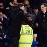 Rangers manager Steven Gerrard will go head to head with his Hibs counterpart Jack Ross for the third time this season when the teams meet at Easter Road on Wednesday night. (Photo by Rob Casey / SNS Group)