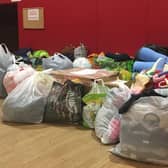 Just some of the aid for Ukraine donated to the centre.