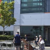 Shoppers returned to B&Q stores in Scotland during the summer following the initial lockdown as stores were classified as essential. Picture: Lisa Ferguson