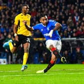 Alfredo Morelos scores in a Europa League match against Young Boys at Ibrox in December 2019. The Swiss club are among the potential opponents for Rangers in next season's Champions League qualifiers. (Photo by Rob Casey / SNS Group)