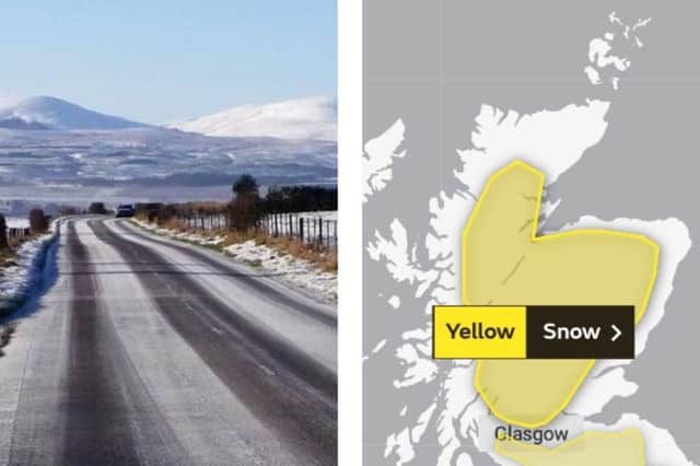 Weather: Met Office issue yellow warning for snow across parts of mainland Scotland
