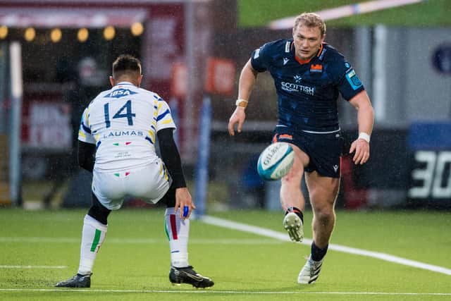 Cammy Hutchison is leaving Edinburgh to join Newcastle Falcons. (Photo by Ross Parker / SNS Group)
