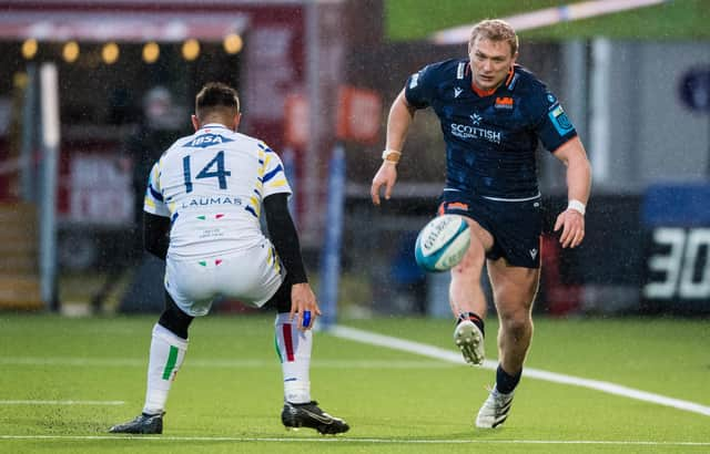 Cammy Hutchison is leaving Edinburgh to join Newcastle Falcons. (Photo by Ross Parker / SNS Group)