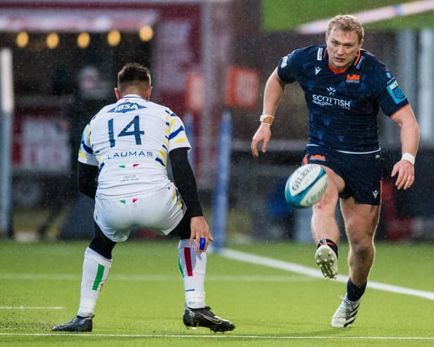 Cammy Hutchison is leaving Edinburgh to join Newcastle Falcons. (Photo by Ross Parker / SNS Group)