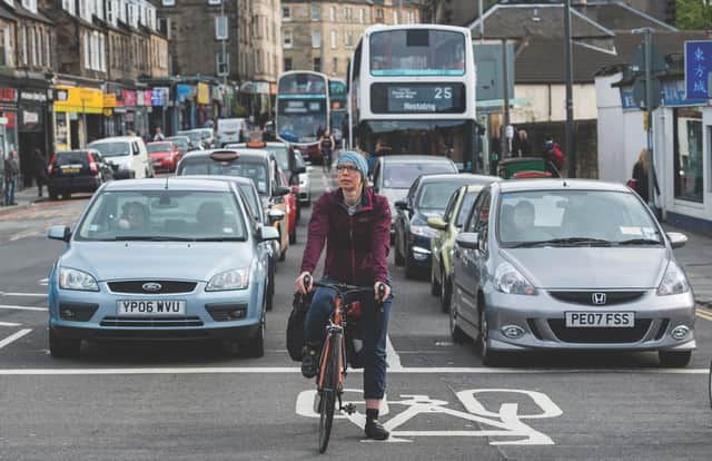 It is hoped commuters will prioritise cycling and walking over public transport and car use when the pandemic has abated. Picture: Ian Georgeson