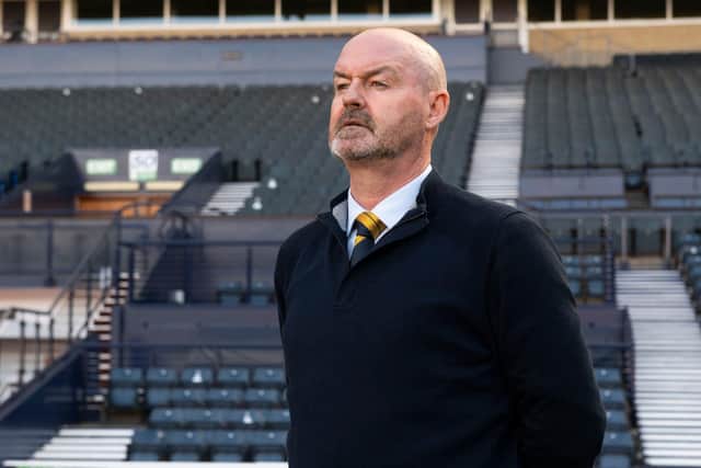 Scotland manager Steve Clarke can look into the future with plenty options.