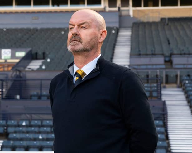 Scotland manager Steve Clarke can look into the future with plenty options.