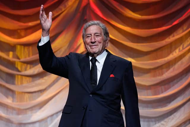 Tony Bennett performs at the Clinton Global Citizen Awards in New York in 2015  (Picture: JP Yim/Getty Images)