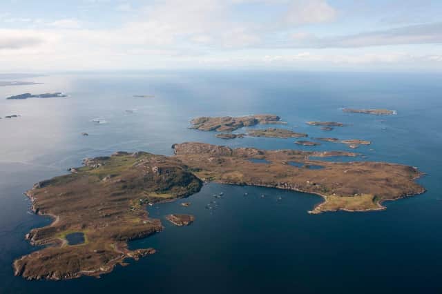 Tanera Mòr in the Summer Isles which was bought by millionaire hedge fund manager Ian Wace in 2017 with the island now being developed as a private retreat. PIC Contributed.
