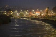 A major incident has been declared in Hawick in the Scottish Borders, as the continued persistent heavy rain has caused the River Teviot which runs through the town to rise to dangerous levels