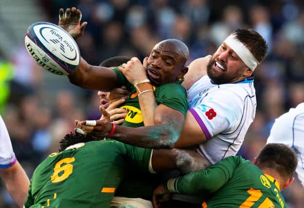South Africa beat Scotland at BT Murrayfield in November. Will they come to Edinburgh on Six Nations duty in the future?  (Photo by Ross Parker / SNS Group)