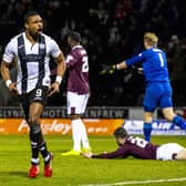 Jon Pbika scored a crucial goal the last time he faced Hearts. (Photo by Craig Williamson / SNS Group)