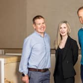 Gordon Sharp, Lindsay Fraser and David Rigterink of Edinburgh-based Cytomos.