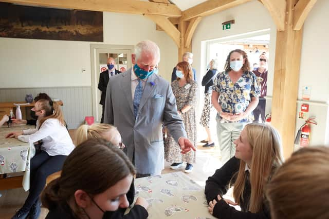 HRH The Duke of Rothesay, president of The Prince's Foundation, attended the launch of Food For The Future. Picture: Guy Hinks