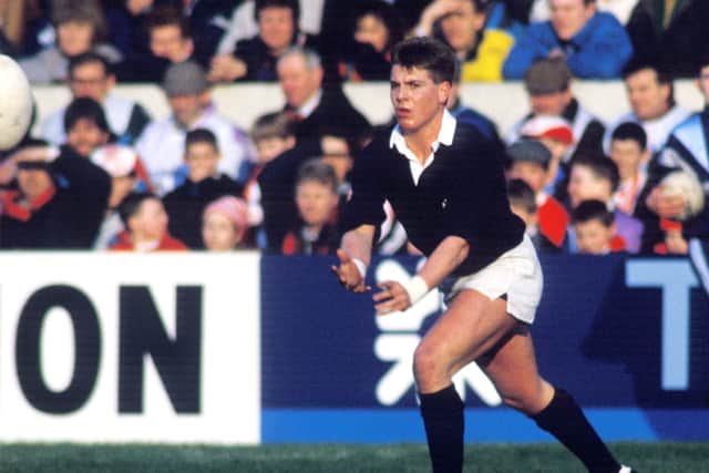 Craig Chalmers was outstanding in his early years in a Scotland jersey, playing a key role in the 1990 Grand Slam.