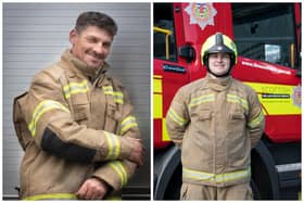 Rob Wainwright's son Alex follows in his father's footsteps to become a firefighter with Scottish Fire and Rescue Service (Scottish Fire and Rescue Service)